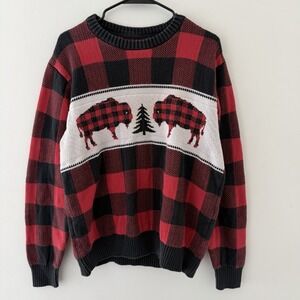 St John's Bay Buffalo Sweater Men's‎ L